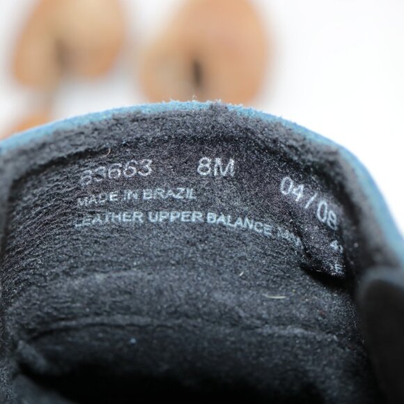 Clarks Womens Mule Size 8 Navy Leather Buckle Slip On Clogs Low Block Heel Shoes - Picture 11 of 11